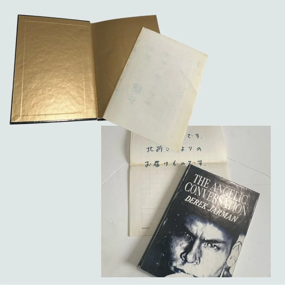 The Angelic Conversation Derek Jarman 1987 Japan First Edition w/ Note Rare